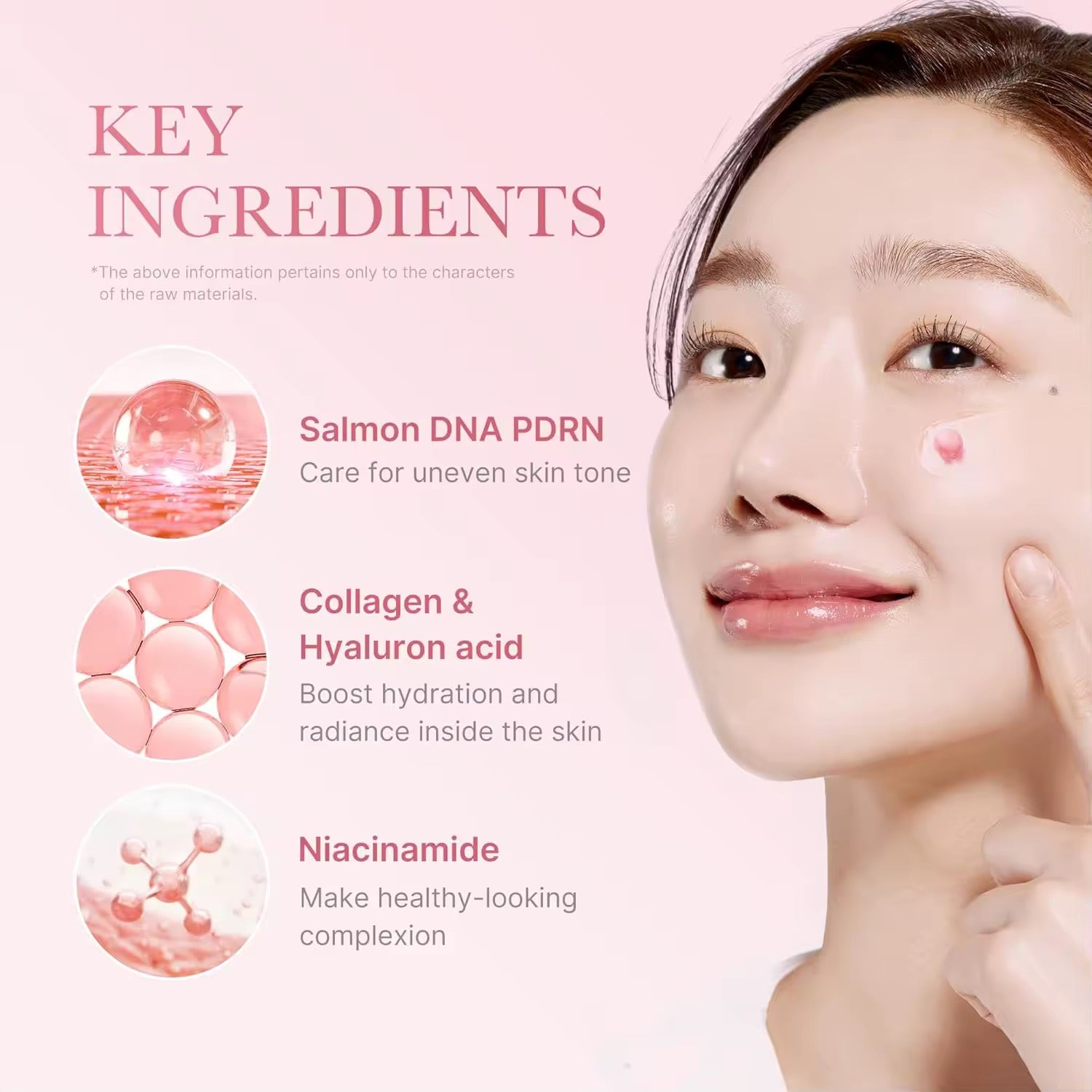 Salmon DNA and Pink Collagen