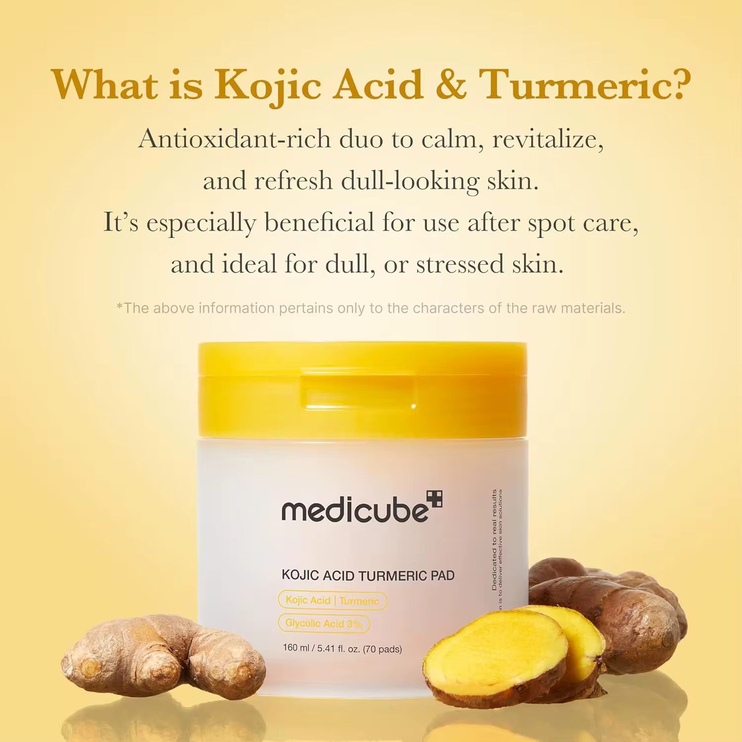 KOJIC ACID TURMERIC PAD