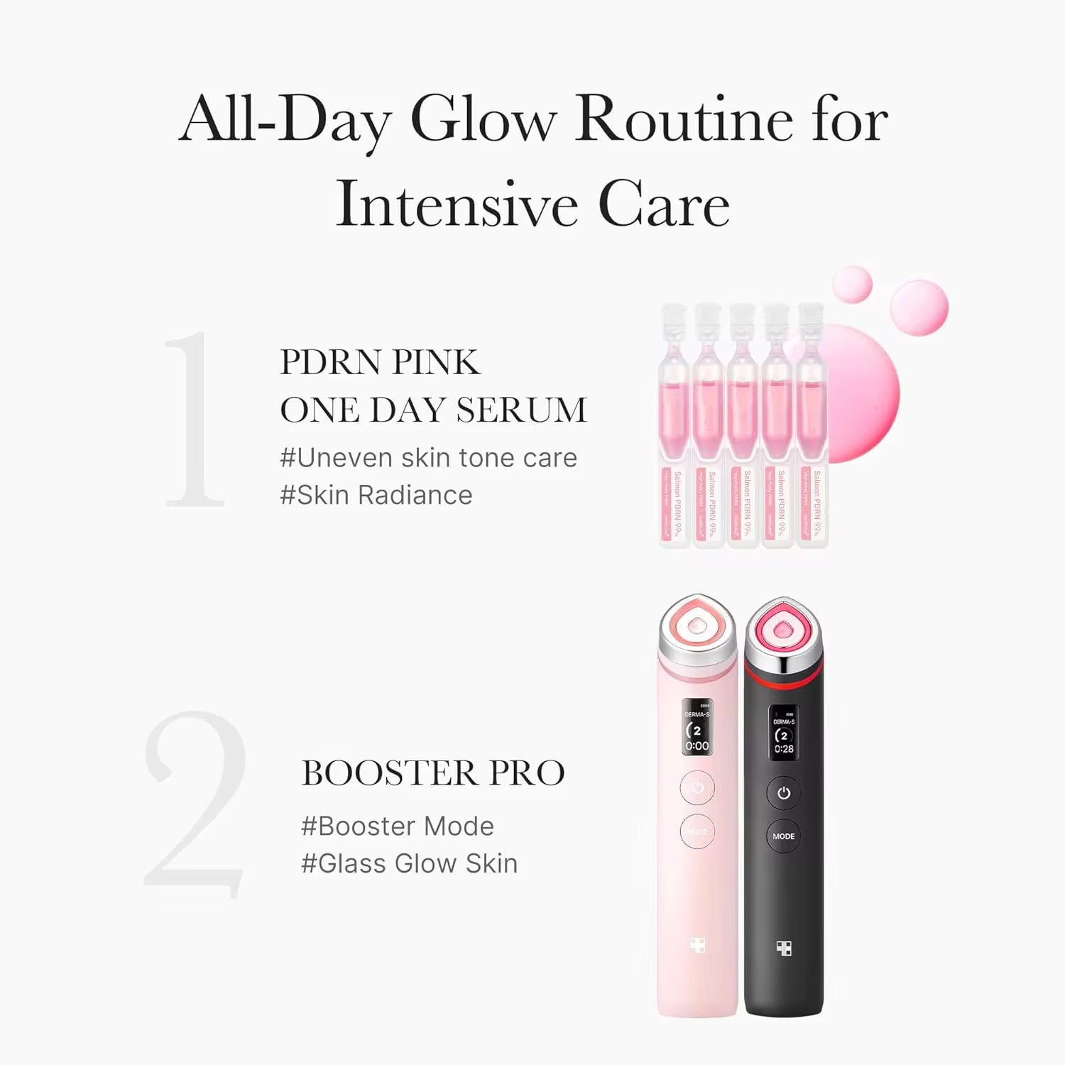 PDRN pink one day serum