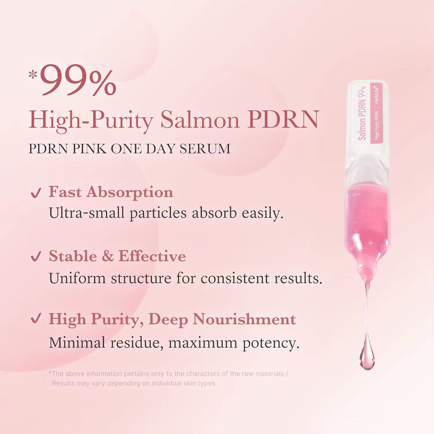 PDRN pink one day serum